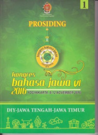 Prosiding Kongres Bahasa Jawa VI 2016